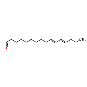(E,E)-10,12-十六碳二烯醛結(jié)構(gòu)式_69977-24-8結(jié)構(gòu)式