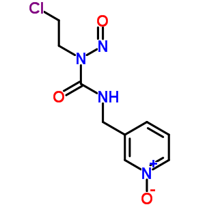 N-(2-氯乙基)-N-亞硝基-N-[(1-氧化物-3-吡啶)甲基]-脲結構式_70015-86-0結構式