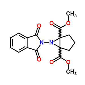 6-(1,3-二氧代異吲哚-2-基)-6-氮雜雙環(huán)[3.1.0]己烷-1,5-二羧酸二甲酯結(jié)構(gòu)式_70381-07-6結(jié)構(gòu)式