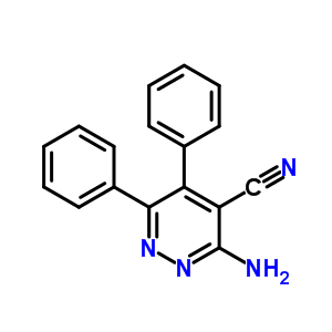4-Pyridazinecarbonitrile,3-amino-5,6-diphenyl-Structure,70413-23-9Structure 4-Pyridazinecarbonitrile,3-amino-5,6-diphenyl- Structure,70413-23-9Structure