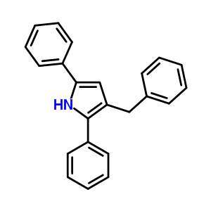 3-Benzyl-2,5-diphenyl-1h-pyrroleStructure,70487-23-9Structure 3-Benzyl-2,5-diphenyl-1h-pyrrole Structure,70487-23-9Structure