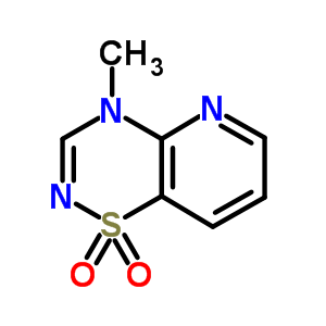 4-Methylpyrido(2,3-e)-1,2,4-thiadiazine 1,1-dioxideStructure,70661-84-6Structure 4-Methylpyrido(2,3-e)-1,2,4-thiadiazine 1,1-dioxide Structure,70661-84-6Structure