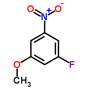 3-氟-5-硝基苯甲醚結(jié)構(gòu)式_7087-60-7結(jié)構(gòu)式