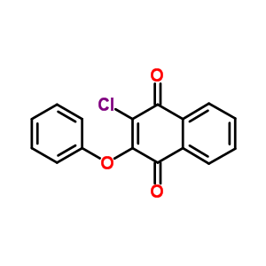 2-Chloro-3-phenoxy-naphthalene-1,4-dioneStructure,71369-17-0Structure 2-Chloro-3-phenoxy-naphthalene-1,4-dione Structure,71369-17-0Structure