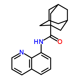 N-quinolin-8-yladamantane-1-carboxamideStructure,71458-47-4Structure N-quinolin-8-yladamantane-1-carboxamide Structure,71458-47-4Structure