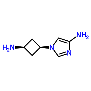 (9ci)-1-(順式-3-氨基環(huán)丁基)-1H-咪唑-4-胺結(jié)構(gòu)式_716316-18-6結(jié)構(gòu)式