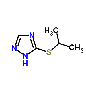 (9ci)-3-[(1-甲基乙基)硫代]-1H-1,2,4-噻唑結(jié)構(gòu)式_71705-08-3結(jié)構(gòu)式