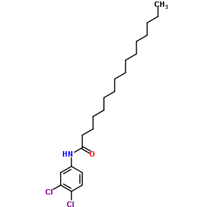 N-(3,4-dichlorophenyl)hexadecanamideStructure,72298-81-8Structure N-(3,4-dichlorophenyl)hexadecanamide Structure,72298-81-8Structure