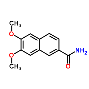 6,7-Dimethoxynaphthalene-2-carboxamideStructure,72337-27-0Structure 6,7-Dimethoxynaphthalene-2-carboxamide Structure,72337-27-0Structure