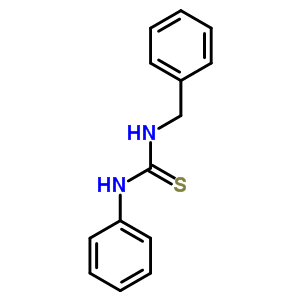 1-Benzyl-3-phenyl-2-thioureaStructure,726-25-0Structure 1-Benzyl-3-phenyl-2-thiourea Structure,726-25-0Structure