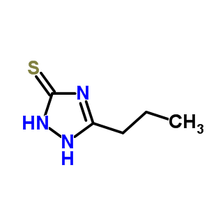 1,2-二氫-5-丙基-(9ci)-3H-1,2,4-噻唑-3-硫酮結(jié)構(gòu)式_7271-46-7結(jié)構(gòu)式