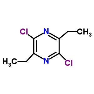 2,5-Dichloro-3,6-diethyl-pyrazineStructure,72875-84-4Structure 2,5-Dichloro-3,6-diethyl-pyrazine Structure,72875-84-4Structure