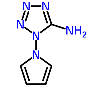 (9ci)-1-(1H-吡咯-1-基)-1H-四唑-5-胺結(jié)構(gòu)式_73188-35-9結(jié)構(gòu)式
