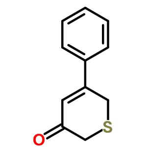 5-Phenyl-6h-thiopyran-3-oneStructure,73269-13-3Structure 5-Phenyl-6h-thiopyran-3-one Structure,73269-13-3Structure