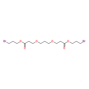 (9CI)-3,3-[1,3-丙烷二基雙(氧基)]雙-丙酸 雙(3-溴丙基)酯結(jié)構(gòu)式_73430-32-7結(jié)構(gòu)式