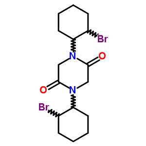 1,4-Bis(2-bromocyclohexyl)piperazine-2,5-dioneStructure,73694-76-5Structure 1,4-Bis(2-bromocyclohexyl)piperazine-2,5-dione Structure,73694-76-5Structure
