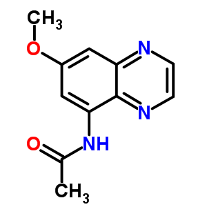 Acetamide, n-(7-methoxy-5-quinoxalinyl)-Structure,7403-15-8Structure Acetamide, n-(7-methoxy-5-quinoxalinyl)- Structure,7403-15-8Structure