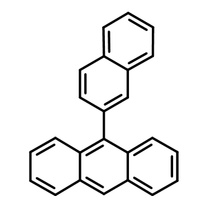 9-(2-萘)蒽結(jié)構(gòu)式_7424-72-8結(jié)構(gòu)式