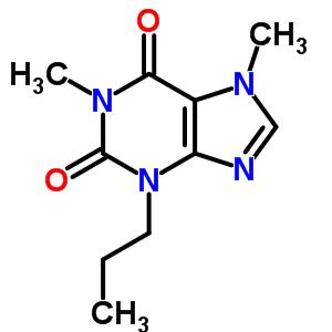 1H-purine-2,6-dione,3,7-dihydro-1,7-dimethyl-3-propyl-Structure,7464-76-8Structure 1H-purine-2,6-dione,3,7-dihydro-1,7-dimethyl-3-propyl- Structure,7464-76-8Structure