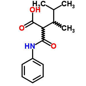 3,4-Dimethyl-2-(phenylcarbamoyl)pentanoic acidStructure,7465-34-1Structure 3,4-Dimethyl-2-(phenylcarbamoyl)pentanoic acid Structure,7465-34-1Structure