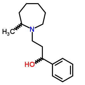 3-(2-Methylazepan-1-yl)-1-phenyl-propan-1-olStructure,7468-19-1Structure 3-(2-Methylazepan-1-yl)-1-phenyl-propan-1-ol Structure,7468-19-1Structure