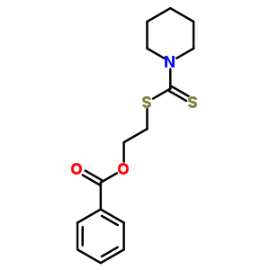 2-(Piperidine-1-carbothioylsulfanyl)ethyl benzoateStructure,7473-01-0Structure 2-(Piperidine-1-carbothioylsulfanyl)ethyl benzoate Structure,7473-01-0Structure