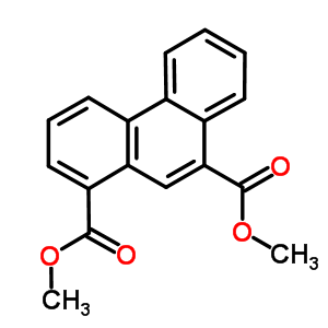 菲-1,9-二羧酸二甲酯結構式_7473-77-0結構式