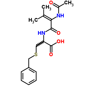 L-cysteine,n-(n-acetyl-2,3-didehydrovalyl)-s-(phenylmethyl)-(9ci)Structure,7474-77-3Structure L-cysteine,n-(n-acetyl-2,3-didehydrovalyl)-s-(phenylmethyl)-(9ci) Structure,7474-77-3Structure