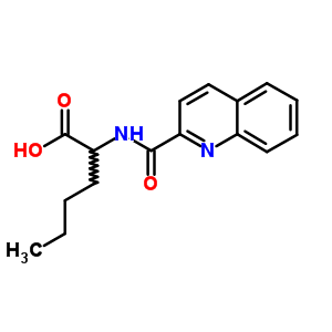 2-(Quinoline-2-carbonylamino)hexanoic acidStructure,7477-48-7Structure 2-(Quinoline-2-carbonylamino)hexanoic acid Structure,7477-48-7Structure