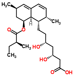 洛伐他汀鈉結(jié)構(gòu)式_75225-51-3結(jié)構(gòu)式