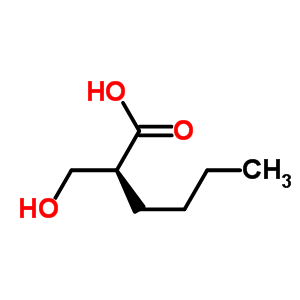 (R)-2-羥基甲基戊酸結構式_752258-16-5結構式