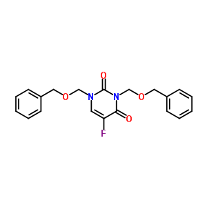 1,3-Di(benzyloxymethyl)-5-fluorouracilStructure,75500-03-7Structure 1,3-Di(benzyloxymethyl)-5-fluorouracil Structure,75500-03-7Structure