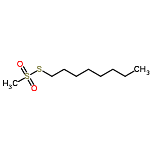 甲烷硫代磺酸辛酯結(jié)構(gòu)式_7559-45-7結(jié)構(gòu)式