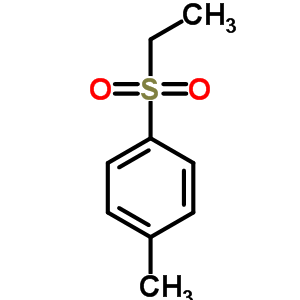 1-乙基磺?；?4-甲基-苯結(jié)構(gòu)式_7569-34-8結(jié)構(gòu)式