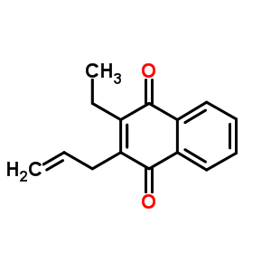 2-乙基-3-丙烯基-2-萘-1,4-二酮結構式_75909-63-6結構式