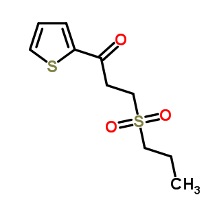1-Propanone,3-(propylsulfonyl)-1-(2-thienyl)-Structure,75910-26-8Structure 1-Propanone,3-(propylsulfonyl)-1-(2-thienyl)- Structure,75910-26-8Structure