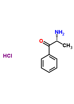 卡西酮 鹽酸鹽結構式_76333-53-4結構式