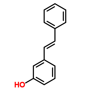 3-[(E)-2-苯基乙烯基]苯酚結構式_76425-88-2結構式