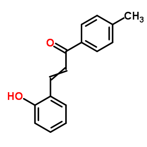2-Propen-1-one,3-(2-hydroxyphenyl)-1-(4-methylphenyl)-Structure,7645-95-6Structure 2-Propen-1-one,3-(2-hydroxyphenyl)-1-(4-methylphenyl)- Structure,7645-95-6Structure