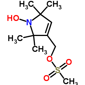 1-Oxyl-2,2,5,5-tetramethyl-∆3-(methanesulfonyloxymethyl)pyrrolineStructure,76893-27-1Structure 1-Oxyl-2,2,5,5-tetramethyl-∆3-(methanesulfonyloxymethyl)pyrroline Structure,76893-27-1Structure