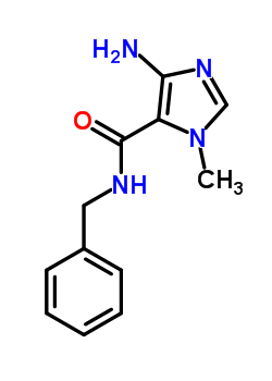 5-Amino-n-benzyl-3-methyl-imidazole-4-carboxamideStructure,7702-19-4Structure 5-Amino-n-benzyl-3-methyl-imidazole-4-carboxamide Structure,7702-19-4Structure