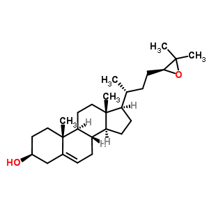 (24S)-24,25-環(huán)氧膽固醇結(jié)構(gòu)式_77058-74-3結(jié)構(gòu)式