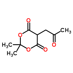 2,2-Dimethyl-5-(2-oxopropyl)-1,3-dioxane-4,6-dioneStructure,77228-15-0Structure 2,2-Dimethyl-5-(2-oxopropyl)-1,3-dioxane-4,6-dione Structure,77228-15-0Structure