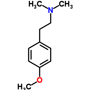 4-Methoxy-n,n-dimethyl-benzeneethanamineStructure,775-33-7Structure 4-Methoxy-n,n-dimethyl-benzeneethanamine Structure,775-33-7Structure