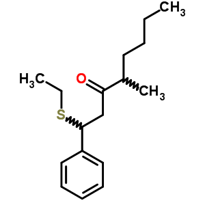 3-Octanone,1-(ethylthio)-4-methyl-1-phenyl-Structure,77921-33-6Structure 3-Octanone,1-(ethylthio)-4-methyl-1-phenyl- Structure,77921-33-6Structure