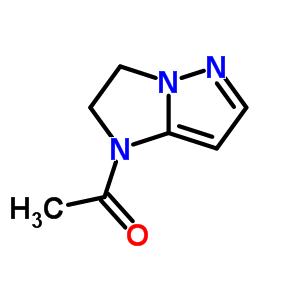 (6ci,9ci)-1-乙?；?2,3-二氫-1H-咪唑并[1,2-b]吡唑結(jié)構(gòu)式_78000-94-9結(jié)構(gòu)式