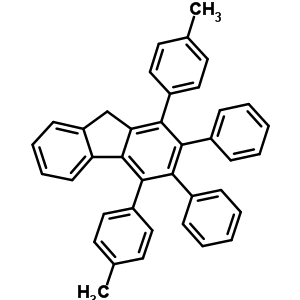 1,4-Bis(4-methylphenyl)-2,3-diphenyl-9h-fluoreneStructure,78112-48-8Structure 1,4-Bis(4-methylphenyl)-2,3-diphenyl-9h-fluorene Structure,78112-48-8Structure