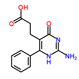 5-Pyrimidinepropanoicacid, 2-amino-1,6-dihydro-6-oxo-4-phenyl-Structure,789-43-5Structure 5-Pyrimidinepropanoicacid, 2-amino-1,6-dihydro-6-oxo-4-phenyl- Structure,789-43-5Structure