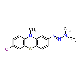 N-(7-chloro-10-methyl-phenothiazin-2-yl)diazenyl-n-methyl-methanamineStructure,79226-51-0Structure N-(7-chloro-10-methyl-phenothiazin-2-yl)diazenyl-n-methyl-methanamine Structure,79226-51-0Structure
