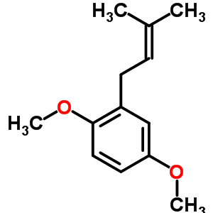 Benzene,1,4-dimethoxy-2-(3-methyl-2-buten-1-yl)-Structure,79233-13-9Structure Benzene,1,4-dimethoxy-2-(3-methyl-2-buten-1-yl)- Structure,79233-13-9Structure